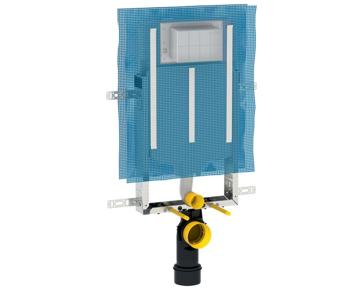 Geberit Alpha Cistern and Square Actuator Plate Combo