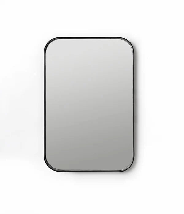 Eclipse Black Frame Mirror 600x800mm