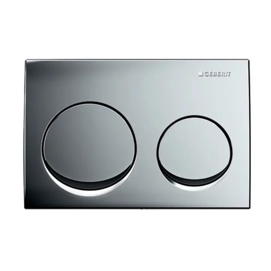 Geberit Alpha Cistern and Round Actuator Plate Combo