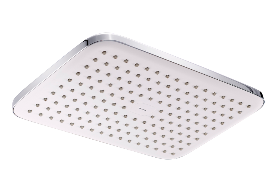 Cobra Breathe Showerhead Rectangular White
