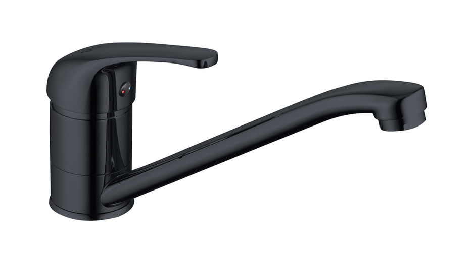 Cobra Zambezi Sink Mixer with Low Level Spout – Matt Black