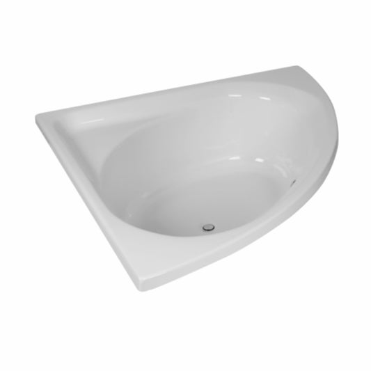 Corner Built-in Bath 1350x1350mm (ex bath waste)