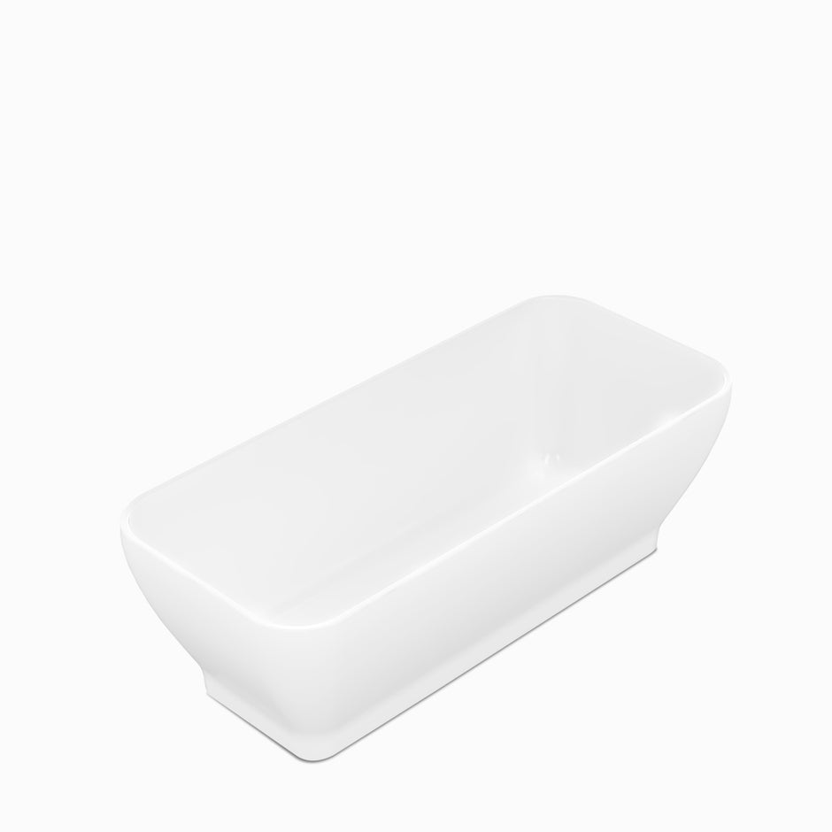 Quattro Freestanding White Tub 1630x720mm