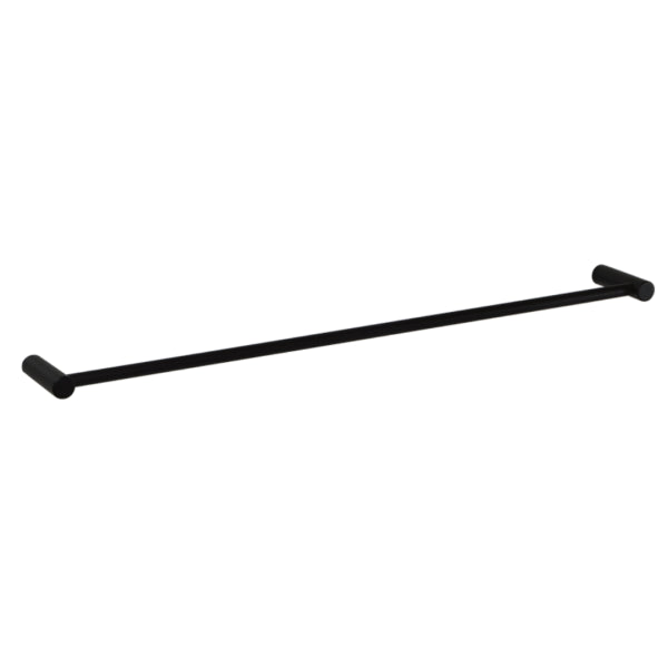 Single Towel Rail 600mm Black