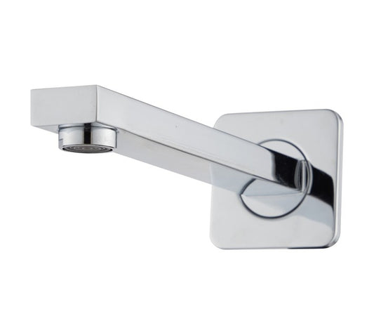 Chrome Square Bath Spout 200mm