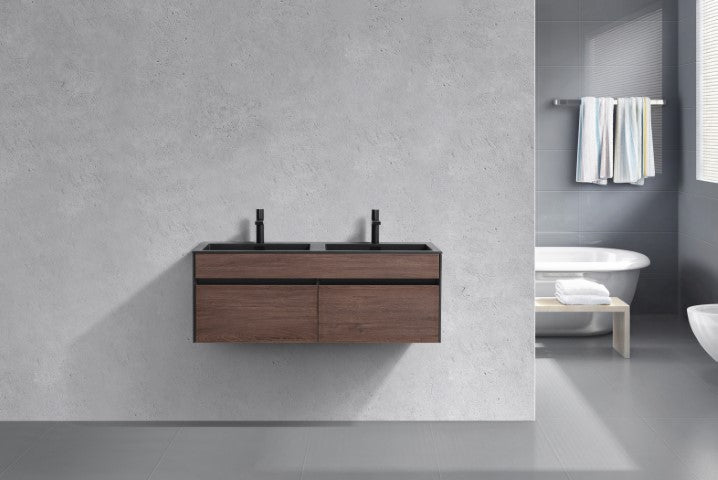 GIO Simplicity 1200mm Wall Hung Vanity with Charcoal Basin
