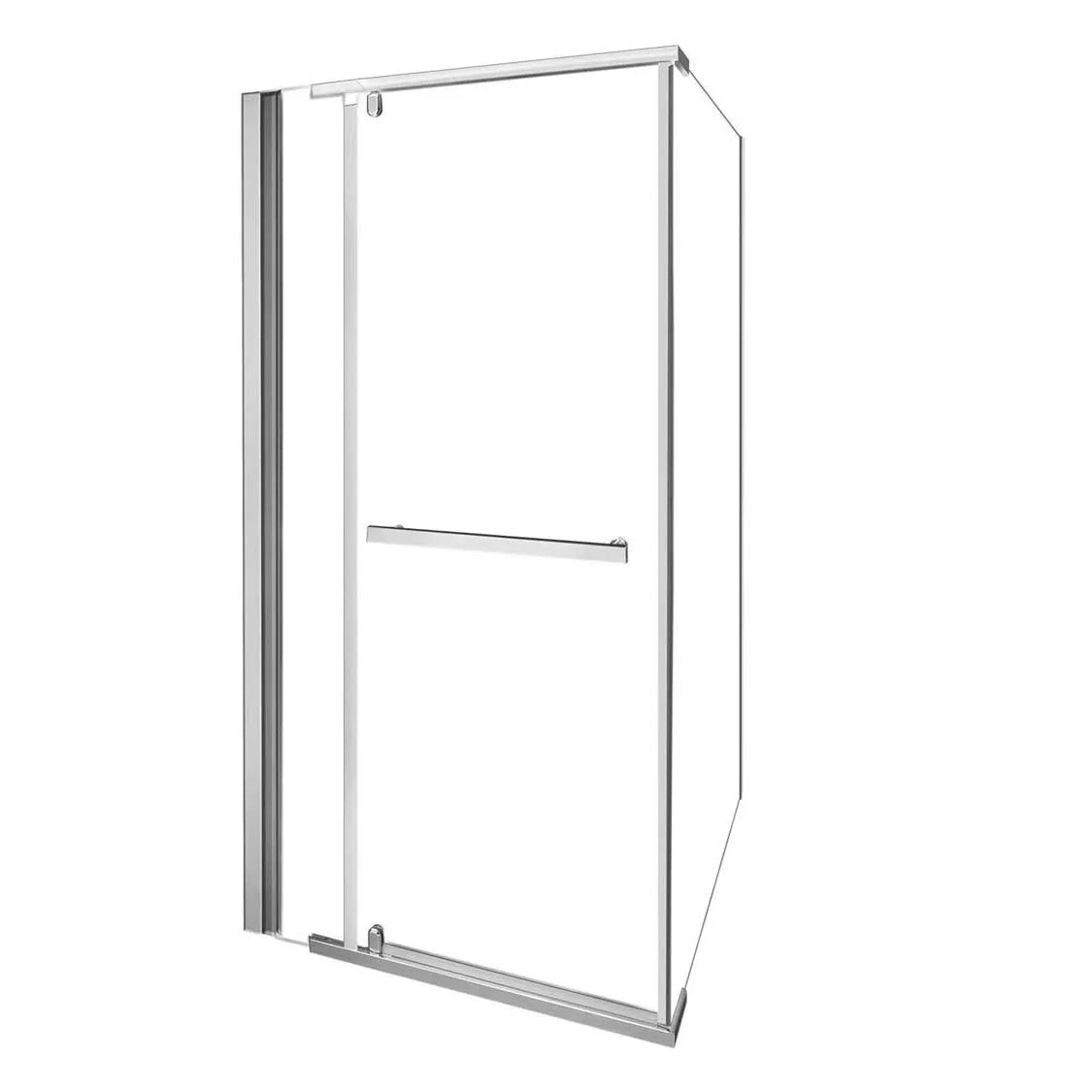 Tuscon Pivot & Panel Shower Enclosure – Chrome Frame 1000x1000mm