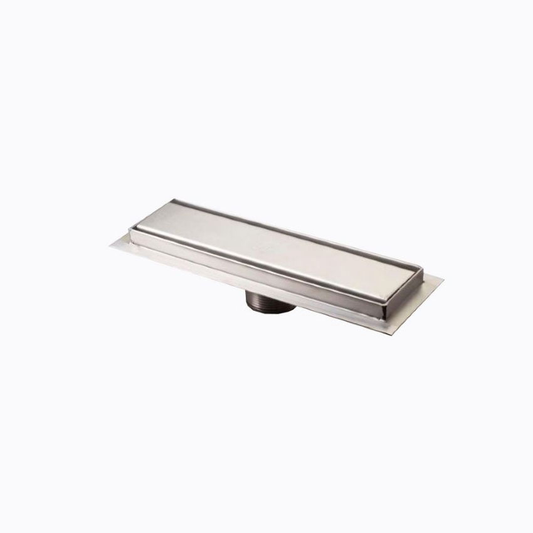 Solid Plate Shower Channel 250mm - Stainless Steel