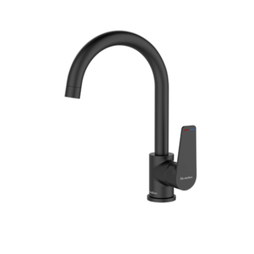 Luxus Deck Sink Mixer Black