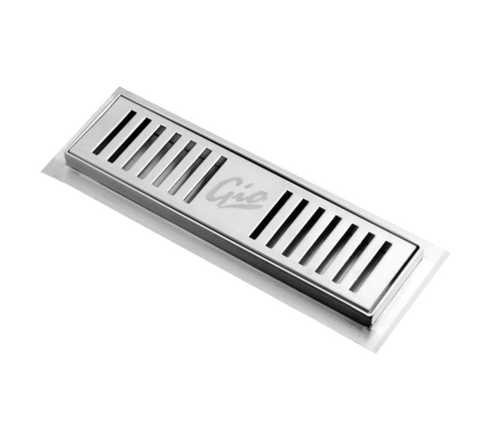 GIO 250mm Shower Channel with Slotted Grid – Chrome