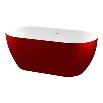 Silhouette Freestanding Red Tub 1580x800mm (ex bath waste)